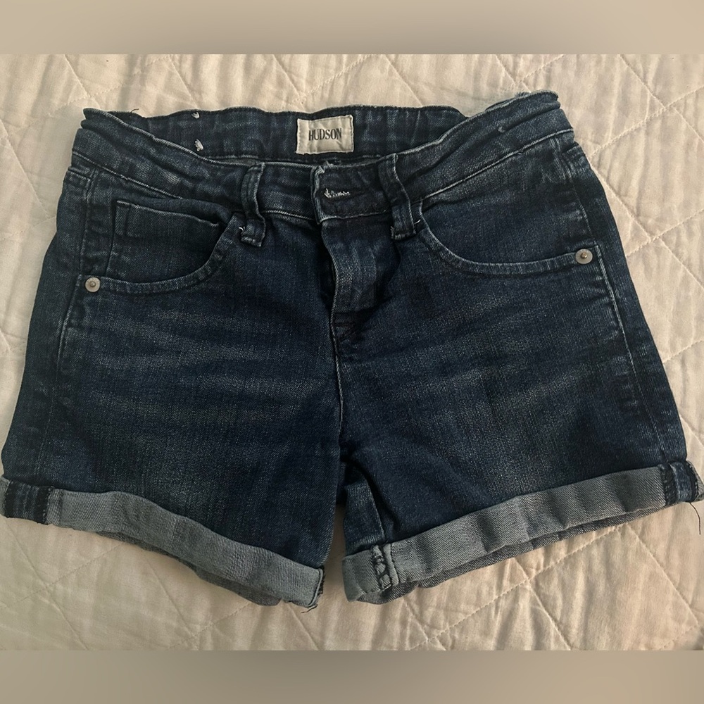 Hudson girls size 14 jean shorts